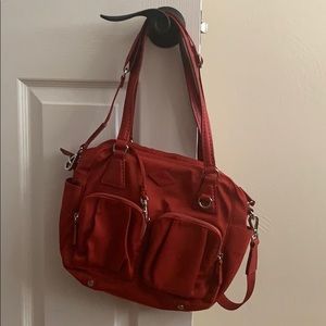 MZ Wallace red shoulder bag